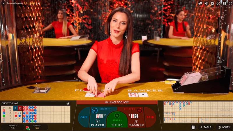 Lựa chọn cửa cược thông minh trong live baccarat